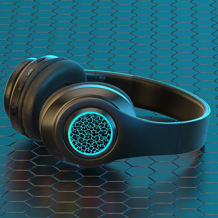 B39 Kabelloses Bluetooth-Headset Subwoofer Mit Atemlicht Unterstützt TF-Karte, Schwarz Rot, Rot Schwarz, Reines Schwarz, Reines Weiß, Blau Schwarz