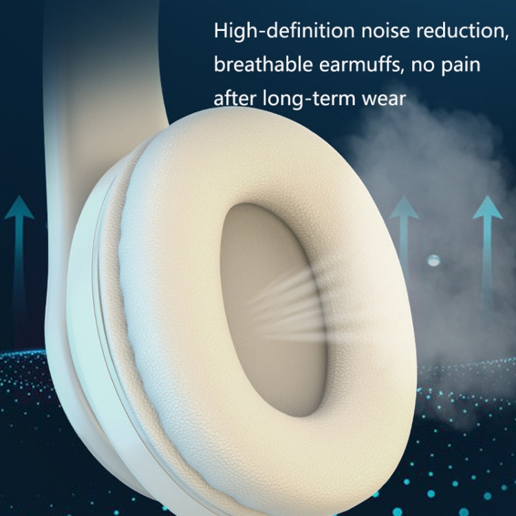 B39 Kabelloses Bluetooth-Headset Subwoofer Mit Atemlicht Unterstützt TF-Karte, Schwarz Rot, Rot Schwarz, Reines Schwarz, Reines Weiß, Blau Schwarz