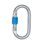 XINDA XDQ96068 Outdoor-Ausrüstung Klettern Hauptverschluss Karabiner O-förmiges Stahlschloss Drahtschnallenschloss, XINDA XDQ96068 (Schwarz), XINDA XDQ96068 (Silber Rot), XINDA XDQ96068 (Silber Blau)