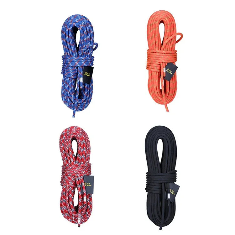 XINDA XD-S9801 Statikseil Outdoor Kletterseil Abseilseil Höhenarbeiten Sicherheitsseil, Länge: 2m, Durchmesser:, 9mm (Schwarz), 9mm (Orange), 9mm (Rot Grau), 10mm (Schwarz), 10mm (Orange), 10mm (Rot Grau), 10.5mm (Blau), 10.5mm (Schwarz), 10.5mm (Orang...