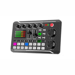 F998 Live Soundkarte 16 Soundeffekte Rauschunterdrückungsmixer, F998