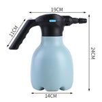 1,5L Garten Elektrische Gießkanne Handgehaltenes Haushalts-Blumenbewässerungsgerät, Blau, Blau + Universaldüse