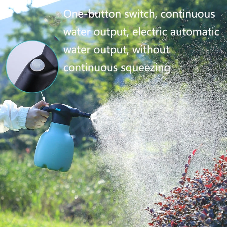 1,5L Garten Elektrische Gießkanne Handgehaltenes Haushalts-Blumenbewässerungsgerät, Blau, Blau + Universaldüse