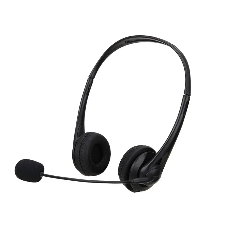 SOYTO SY490 Lehrbüro Netzwerkklasse Schüler Ausbildung Computer Headset, Stil:, Doppelte Ohr schwarze Trennung USB