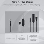 SOYTO SY490 Lehrbüro Netzwerkklasse Schüler Ausbildung Computer Headset, Stil:, Doppelte Ohr schwarze Trennung USB