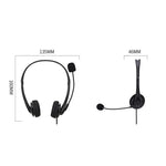 SOYTO SY490 Lehrbüro Netzwerkklasse Schüler Ausbildung Computer Headset, Stil:, Doppelte Ohr schwarze Trennung USB