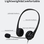 SOYTO SY490 Lehrbüro Netzwerkklasse Schüler Ausbildung Computer Headset, Stil:, Doppelte Ohr schwarze Trennung USB