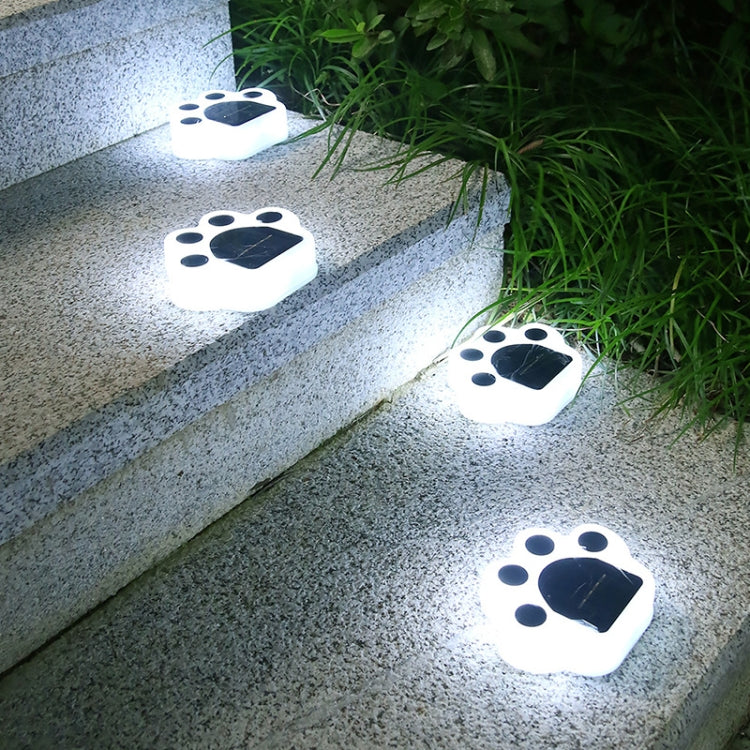 Bear Paw Solar-LED-Bodenleuchte für den Garten, Weißlicht, Warmweißlicht