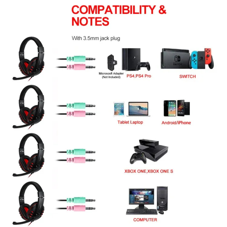 T-WOLF TF-800 4-in-1 Gaming-Set mit leuchtender Tastatur, Maus und Headset