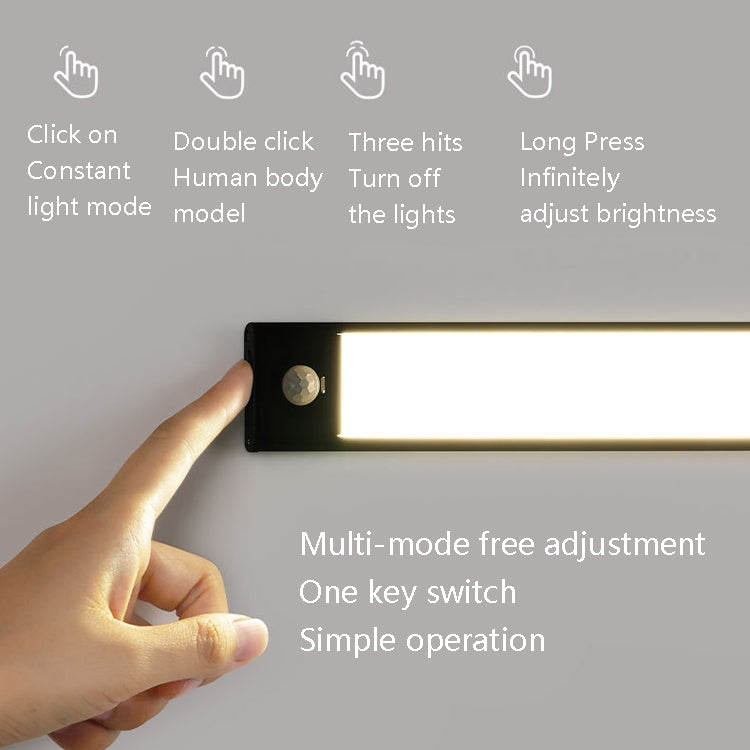 Intelligente automatische LED-Induktionslampe für den menschlichen Körper, kabellos, 20 cm, 40 cm, 60 cm, 80 cm