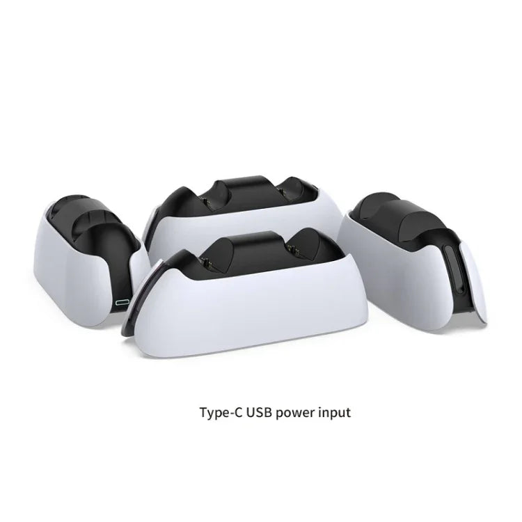 DOBE TP5-05103 Kontakt-Ladestation für Gamepads mit Kontrollleuchte für PS5, TP5-05103
