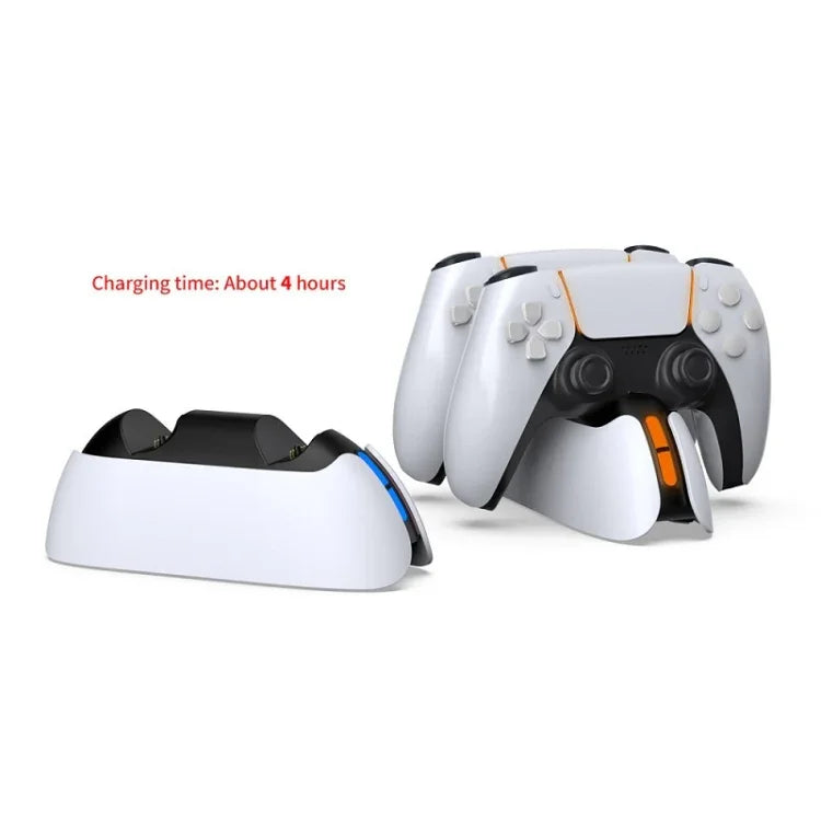 DOBE TP5-05103 Kontakt-Ladestation für Gamepads mit Kontrollleuchte für PS5, TP5-05103