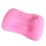 Travel Inflatable Press U-Shaped Neck Guard Pillow, Flocked U009-01（Peacock Green ）, Flocked U009-03（Light Gray）, Flocked U009-04（Medium Blue）, Flocked U009-02（Rose Red）, Flocked U009-05（Dark Blue）, Flocked U009-060（Sky Blue）, Flocked U009-070（Orange）