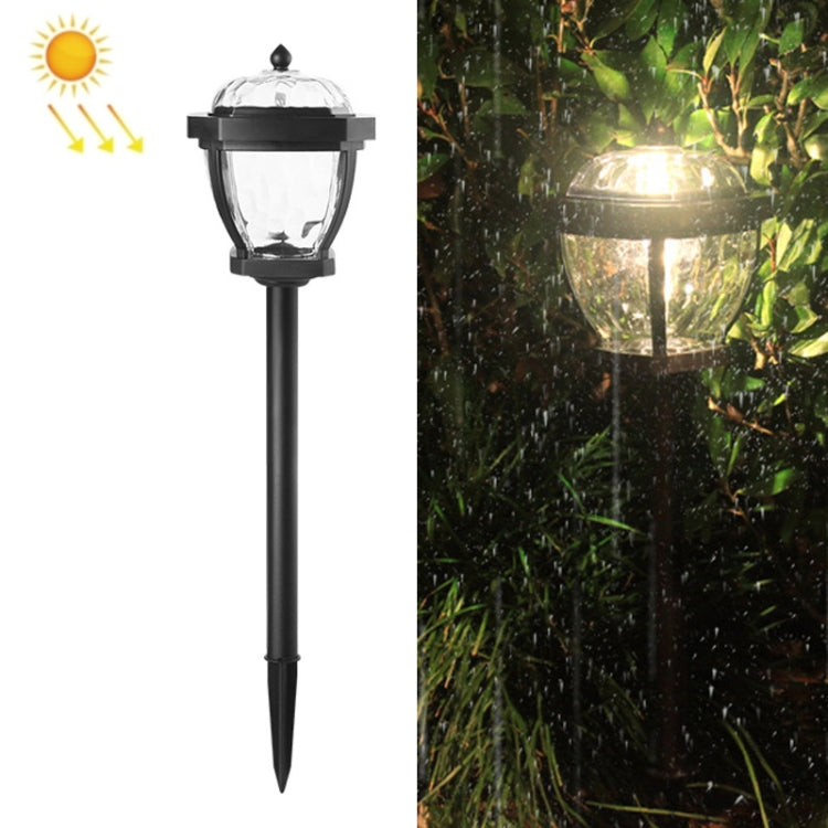 2 LED Solar Wasserdichte Gartenleuchte für Außenbereich, Stil: Weißes Licht-Rasendekoration, Warmes Licht-Rasendekoration, Weißes Licht-Säulenlampe