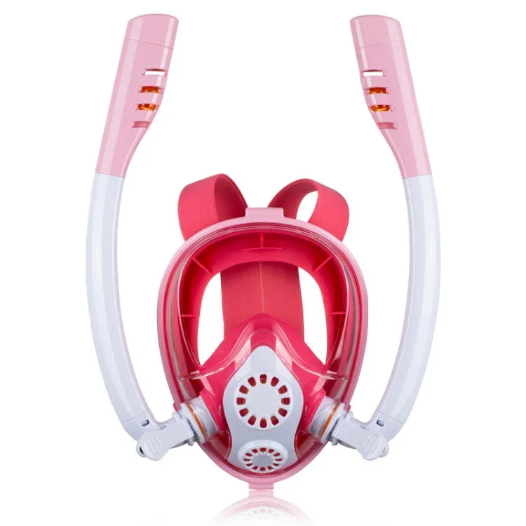 Doppelte Silikon-Tauchermaske/Schnorchelbrille für Kinder, XS