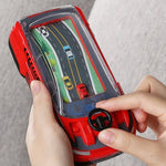 Kinder-Auto-Abenteuerspiel, Zwei-Spieler-Kampfspielzeug, Rot, Schwarz, Schwarz Rot