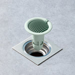 LSWY15 Toilet Einweg-Entwässerung und geruchsdichter Beckenbodenablauf, Grau, Rosa, Blau, Grün