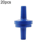 20 STÜCK Aquarien-Luftpumpe Schlauch Rückschlagventil, 4mm (Rot), 4mm (Schwarz), 4mm (Weiß), 4mm (Blau), 8mm (Rot), 10mm (Weiß), 12mm (Weiß), 4mm (Weiß Rot)