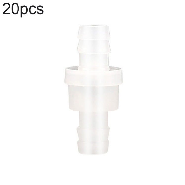 20 STÜCK Aquarien-Luftpumpe Schlauch Rückschlagventil, 4mm (Rot), 4mm (Schwarz), 4mm (Weiß), 4mm (Blau), 8mm (Rot), 10mm (Weiß), 12mm (Weiß), 4mm (Weiß Rot)