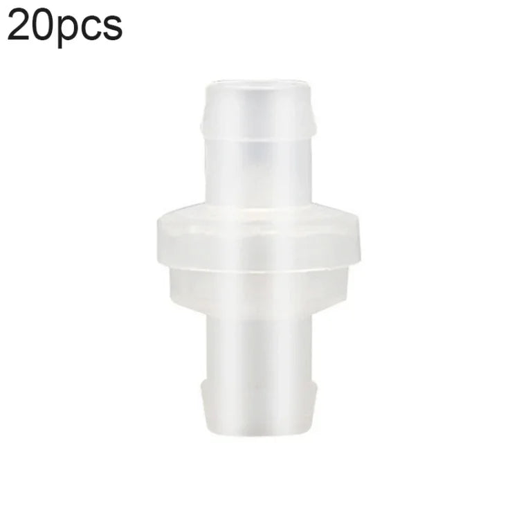 20 STÜCK Aquarien-Luftpumpe Schlauch Rückschlagventil, 4mm (Rot), 4mm (Schwarz), 4mm (Weiß), 4mm (Blau), 8mm (Rot), 10mm (Weiß), 12mm (Weiß), 4mm (Weiß Rot)