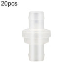 20 STÜCK Aquarien-Luftpumpe Schlauch Rückschlagventil, 4mm (Rot), 4mm (Schwarz), 4mm (Weiß), 4mm (Blau), 8mm (Rot), 10mm (Weiß), 12mm (Weiß), 4mm (Weiß Rot)