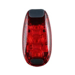 Outdoor Fahrrad Nachtlauf Warmlicht Fahrrad Rücklicht, Farbe: 3 LED Rot, 3 LED Rot, 3 LED Blau, 3 LED Grün, 5 LED Rot, 5 LED Blau, 5 LED Grün