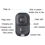 CDY001 Multifunktionale USB Wiederaufladbare Bluetooth Selfie Fernbedienung, CDY001