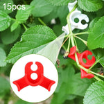 HF-09 Pflanzen-Biege-Kontroll-Wachstumstrainingsclip Gartendekoration, 15 Stück