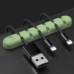 6-Loch Bär Silikon-Desktop-Datenkabel-Organizer und Befestigungsvorrichtung, 6 Löcher