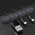 6-Loch Bär Silikon-Desktop-Datenkabel-Organizer und Befestigungsvorrichtung, 6 Löcher