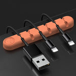 6-Loch Bär Silikon-Desktop-Datenkabel-Organizer und Befestigungsvorrichtung, 6 Löcher