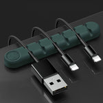6-Loch Bär Silikon-Desktop-Datenkabel-Organizer und Befestigungsvorrichtung, 6 Löcher