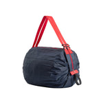 Faltbare Einkaufstasche Reisetasche Schultertasche Tragetasche, Navy, Pink Bunt, Schwarz Leopard, Rautenmuster, Großes Blumenmuster