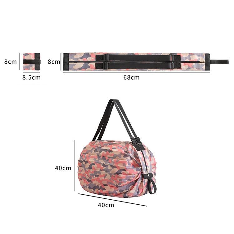 Faltbare Einkaufstasche Reisetasche Schultertasche Tragetasche, Navy, Pink Bunt, Schwarz Leopard, Rautenmuster, Großes Blumenmuster