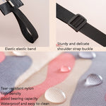 Faltbare Einkaufstasche Reisetasche Schultertasche Tragetasche, Navy, Pink Bunt, Schwarz Leopard, Rautenmuster, Großes Blumenmuster