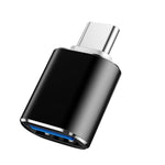 10 Stk. USB 3.0 Buchse auf USB-C / Typ-C Stecker OTG Adapter, 10 Stk. Ohne Anzeige