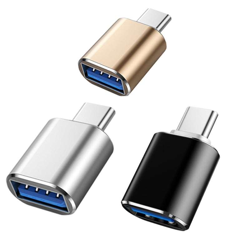 10 Stk. USB 3.0 Buchse auf USB-C / Typ-C Stecker OTG Adapter, 10 Stk. Ohne Anzeige