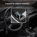 10 Stk. USB 3.0 Buchse auf USB-C / Typ-C Stecker OTG Adapter, 10 Stk. Ohne Anzeige
