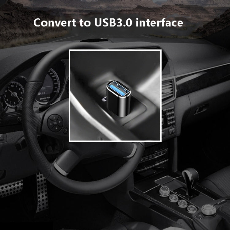 10 Stk. USB 3.0 Buchse auf USB-C / Typ-C Stecker OTG Adapter, 10 Stk. Ohne Anzeige
