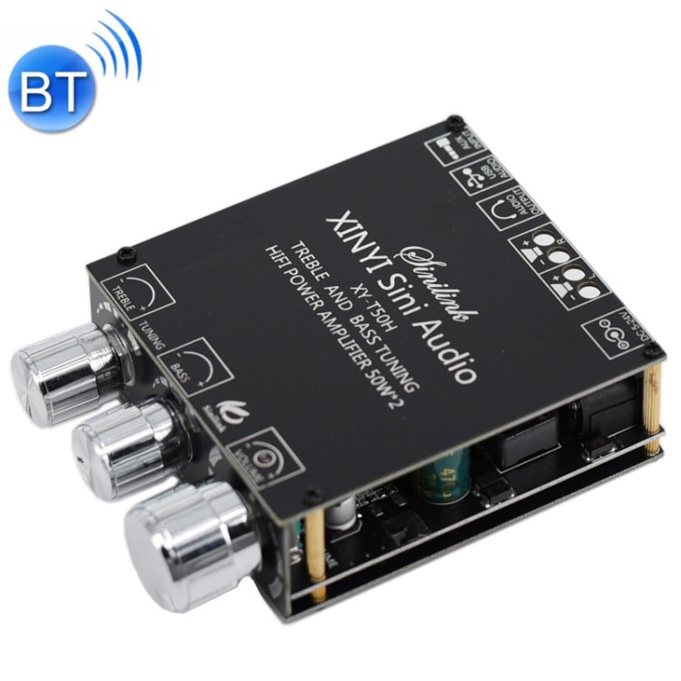 XINYI Sini T50H Bluetooth 5.0 mit Vorverstärker und Hochpegelregelung Stereo Digitalendstufenmodul, Sini T50H