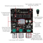 XINYI Sini T50H Bluetooth 5.0 mit Vorverstärker und Hochpegelregelung Stereo Digitalendstufenmodul, Sini T50H