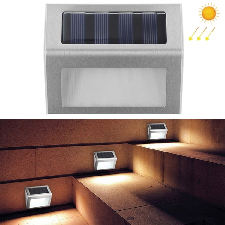 6 LED Solar Edelstahl Treppenstufenleuchte Wandleuchte, 6 LED / 1 Stück
