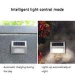 6 LED Solar Edelstahl Treppenstufenleuchte Wandleuchte, 6 LED / 1 Stück