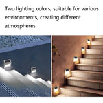 6 LED Solar Edelstahl Treppenstufenleuchte Wandleuchte, 6 LED / 1 Stück