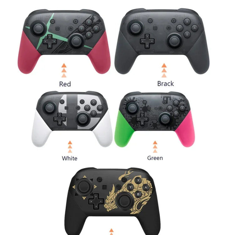 Kabelloses Gamepad L-0326 für Switch Pro, Ausführungen: Schwarz, Grün-Pink, Schwarz – Vollfunktion + NFC + Wake-up (1:1), Grün-Pink – Vollfunktion + NFC + Wake-up (1:1), Schwarz – Vollfunktion HD Edition, Grün – Vollfunktion HD Edition