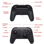 Kabelloses Gamepad L-0326 für Switch Pro, Ausführungen: Schwarz, Grün-Pink, Schwarz – Vollfunktion + NFC + Wake-up (1:1), Grün-Pink – Vollfunktion + NFC + Wake-up (1:1), Schwarz – Vollfunktion HD Edition, Grün – Vollfunktion HD Edition