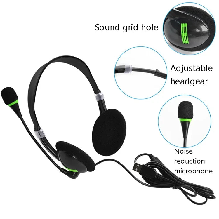 USB440 Universelles USB-Computer-Kabel Kopfhörer Tragbare Elektrizität Musik Sprache