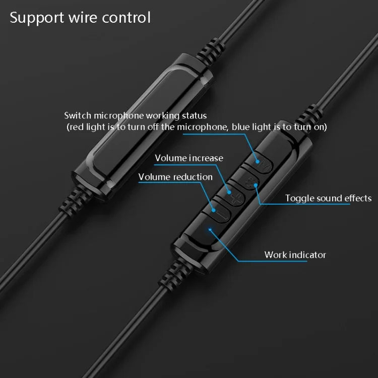 USB440 Universelles USB-Computer-Kabel Kopfhörer Tragbare Elektrizität Musik Sprache