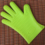 2 St. Silikonisolierte Backofen-Mikrowellen-Topfhandschuhe, blau, grün, gelb, pink, lila, orange