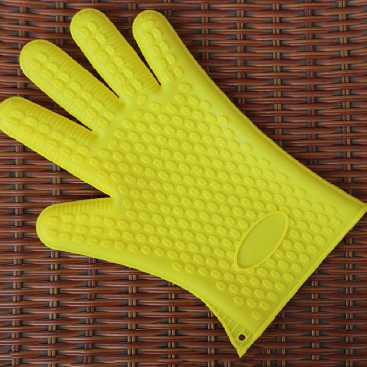 2 St. Silikonisolierte Backofen-Mikrowellen-Topfhandschuhe, blau, grün, gelb, pink, lila, orange